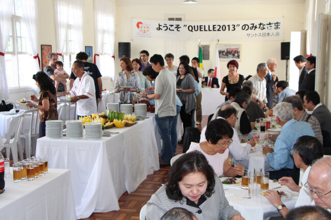 Visita JAMSTEC na Associação Japonesa - Almoço