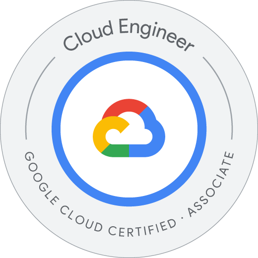 Badge Google Cloud Certified - Cloud Engineer Associate